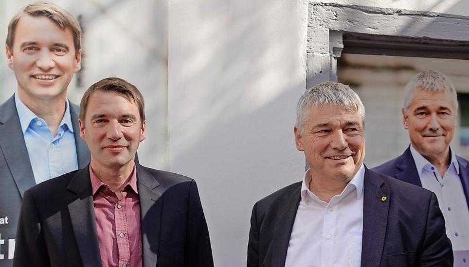 Patrick Strasser und Walter Vogelsanger. Bild: Zeno Geisseler