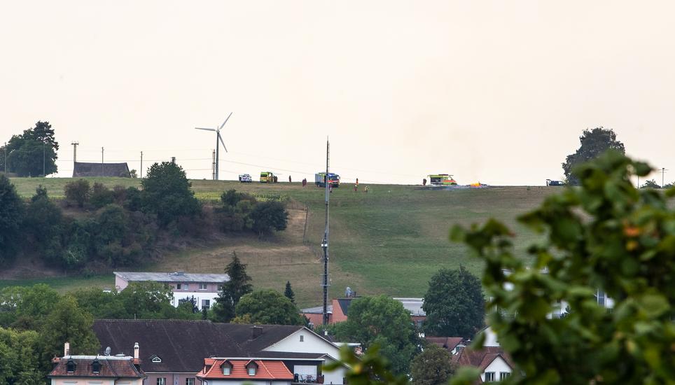Der Brandeinsatz in Feuerthalen. Bild: Roberta Fele