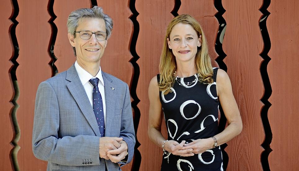 Peter Neukomm und Christine Thommen. Bild: Zeno Geisseler