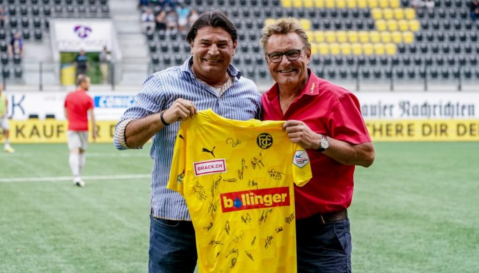 FCS-Besitzer Roland Klein und Thomas Bollinger. Bild: zvg