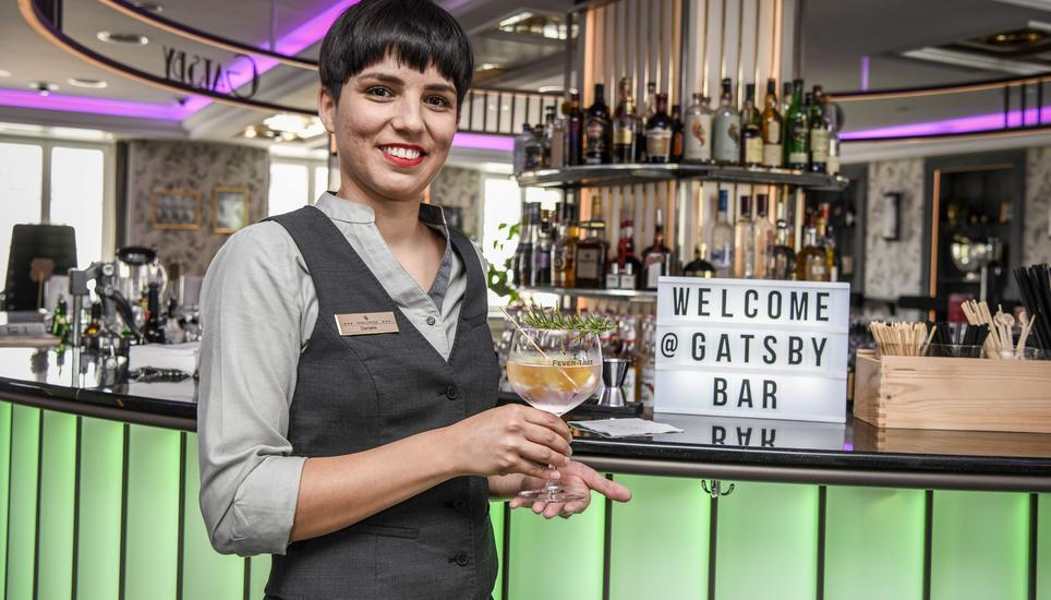 Danijela Nothof in «ihrem Reich», der Gatsby Bar.