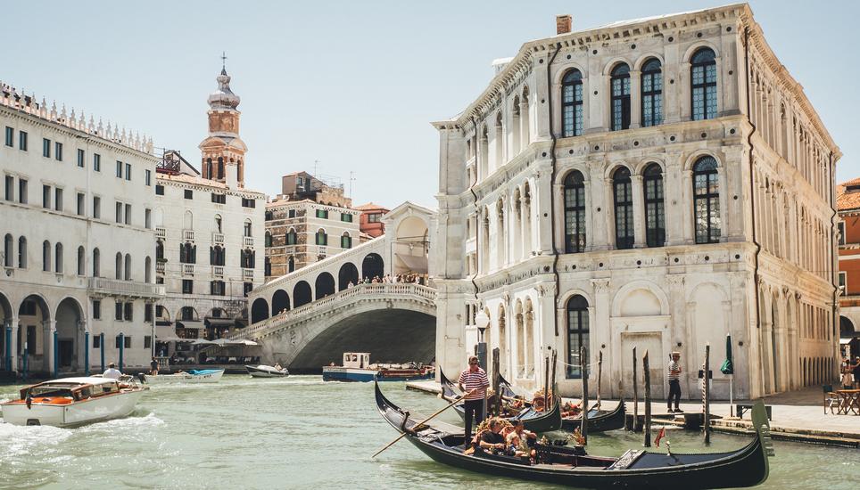 Der venezianische Archetyp: der Gondoliere. Bild: Roberta Fele