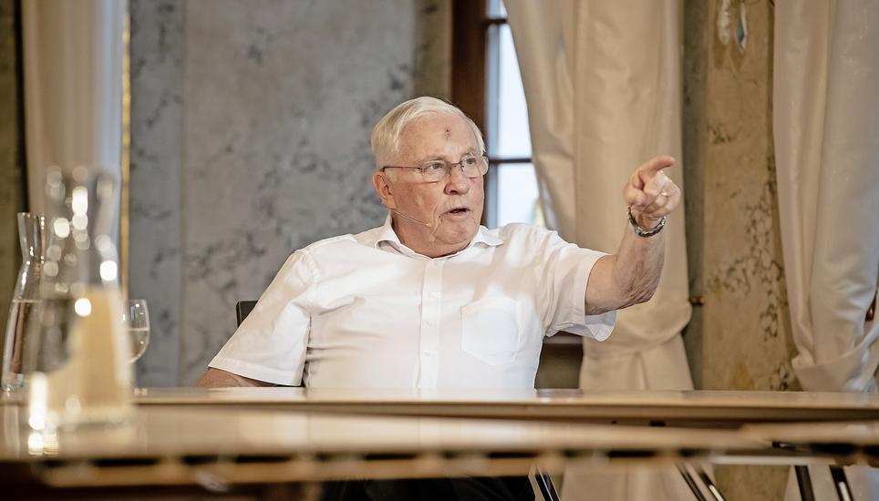 Am 1. August in Schaffhausen: alt Bundesrat Christoph Blocher. Archivbild: Roberta Fele