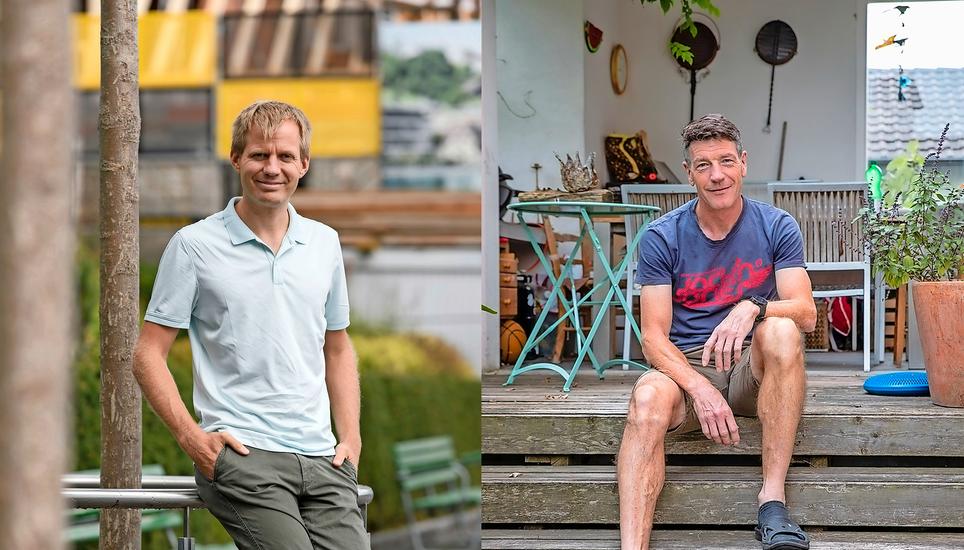 Sierk Bluhm (r.) und Daniel Rahm aus Schaffhausen. Bilder: Michael Kessler/Roberta Fele
