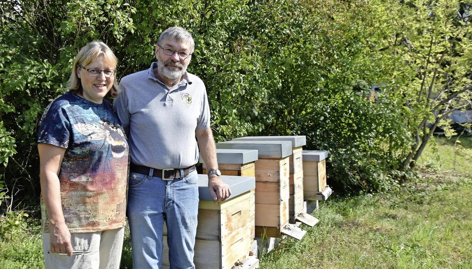 Beatrice und Hans-Ruedi Weber imkern seit mittlerweile 13 Jahren. Bild: Selina Battaglia
