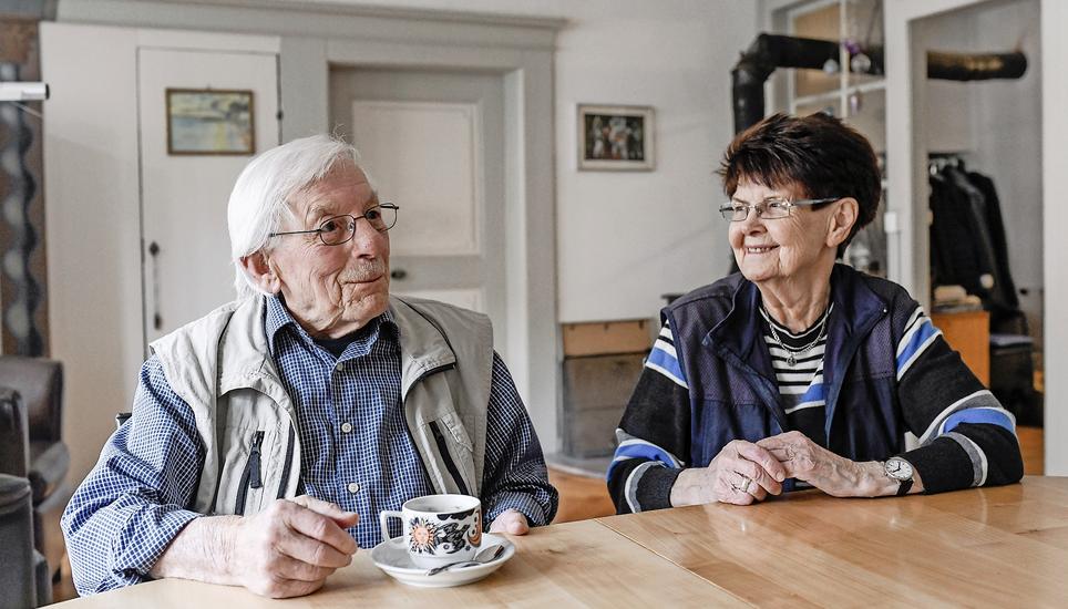«Es war uns nie langweilig»: Max (89) und Sonja Baumann (84) haben heute vor genau 60 Jahren geheiratet – und haben als Fotografen viel zusammen gearbeitet. Bild: Melanie Duchene