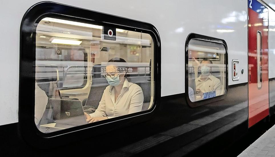 Die Mobilität ging gemäss Monitoring zurück, nicht aber die Zahl der Pendler. Bild: Key