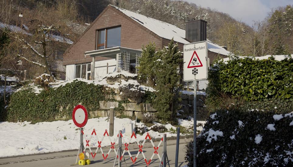 Die Randenüberfahrt musste zuletzt mehrmals gesperrt werden. Bild: Daniel Thüler