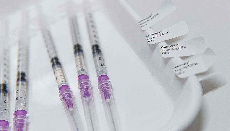Ab Dienstag besteht für Jugendliche zwischen 12 und 15 Jahren die Möglichkeit, sich boostern zu lassen. Bild: Melanie Duchene