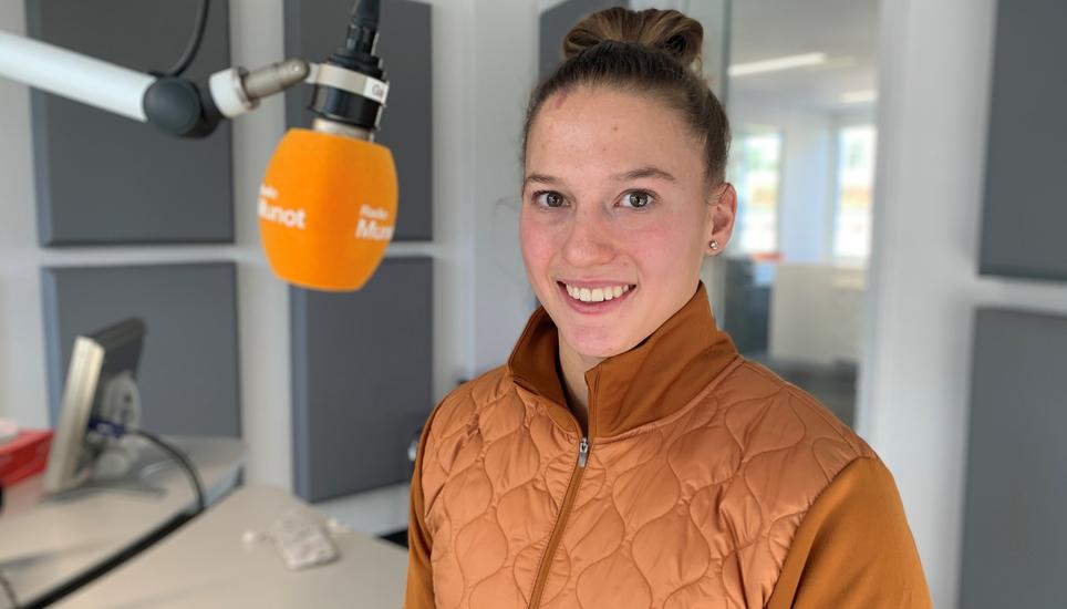 Angelica Moser durfte am Sonntag an einem nationalen Hallen-Wettkampf in St. Gallen an den Start gehen. Bild: Radio Munot