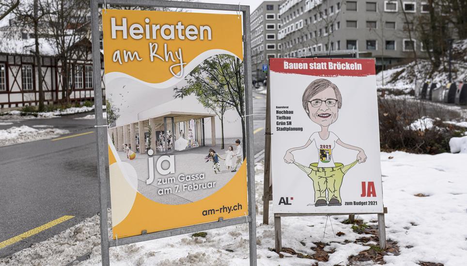 Heute müssen die Stimmbürgerinnen und Stimmbürger der Stadt Schaffhausen einen Entscheid fällen. Bild: Melanie Duchene