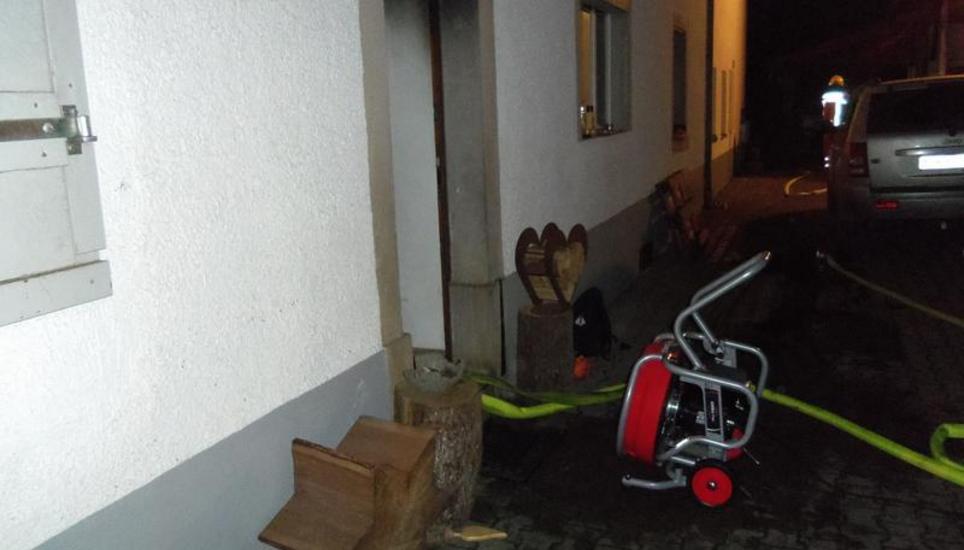 Das Wohnhaus ist erstmal unbewohnbar.