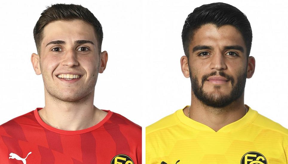 Amir Saipi (li) und Francesco Rodriguez bleiben dem FCS erhalten. Bild: zvg