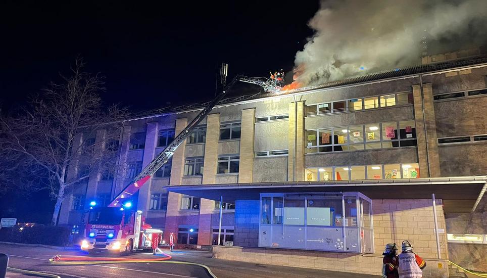 Der Einsatz dauerte bis in die Morgenstunden. Bild: zvg/Facebook FFW-Singen