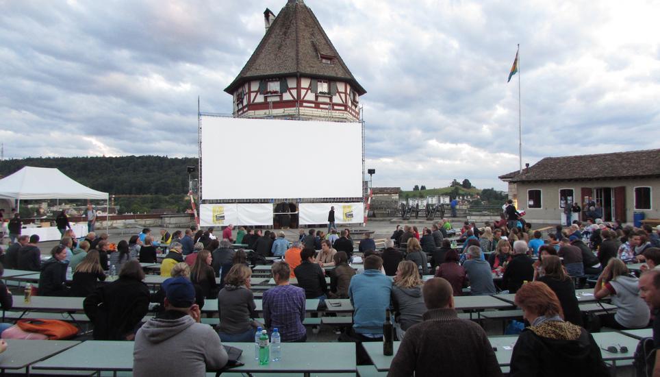 Das Munotkino zog auch dieses Jahr viele Besucher in seinen Bann. Bild: Radio Munot