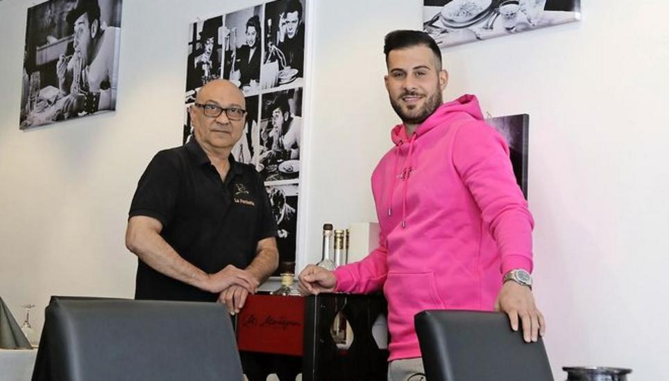 Gianni Rocco (l.) und Sohn Daniele führen «La Forchetta» gemeinsam. Bild: Fabian Babic