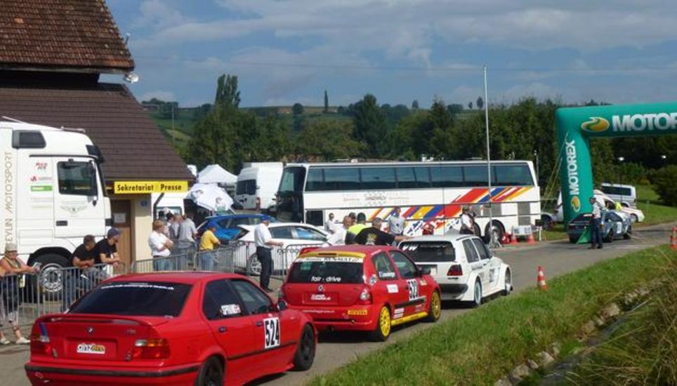 Die Veranstalter des Bergrennens Oberhallau rechnen mit der Durchführung des Anlasses Ende August. Bild: Radio Munot