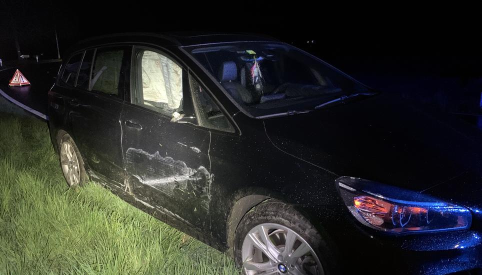 Der Fahrer blieb unverletzt. Bild: SHPol