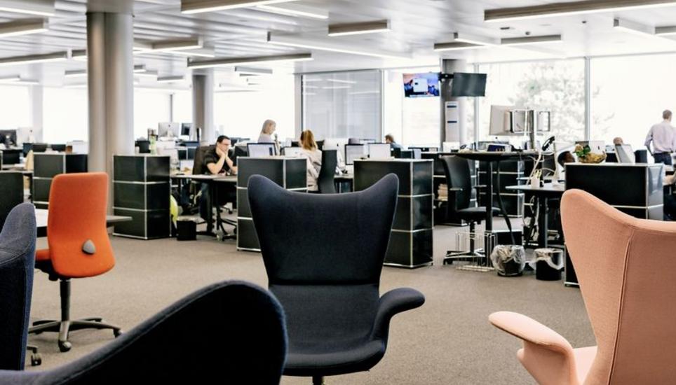 Auch bei Ringier/Axel Springer in Zürich-Altstetten setzt man auf Gemeinschaftsflächen. Bild: Key