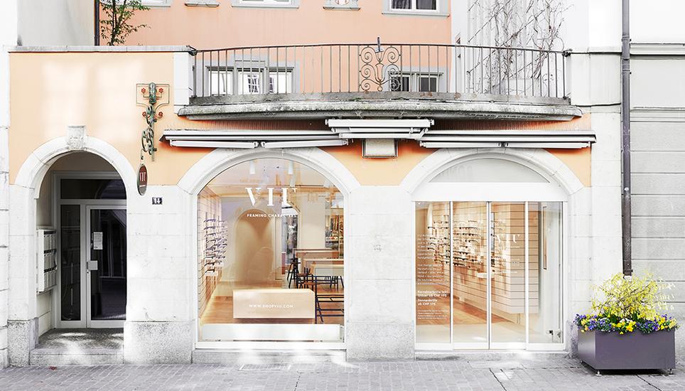 Der VIU Store von Aussen an der Vorstadt 14, Bilder VIU