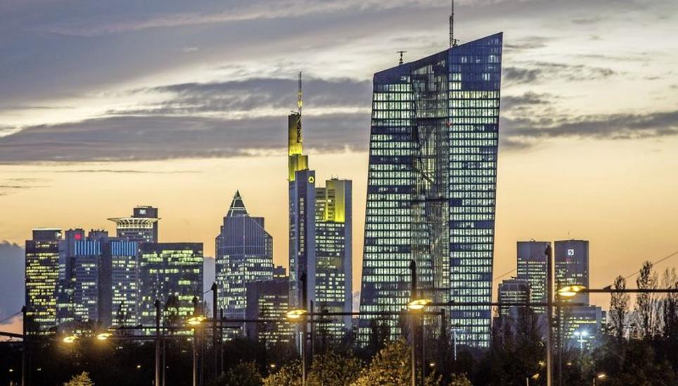 Unter Druck: die Europäische Zentralbank in Frankfurt. Bild: Key
