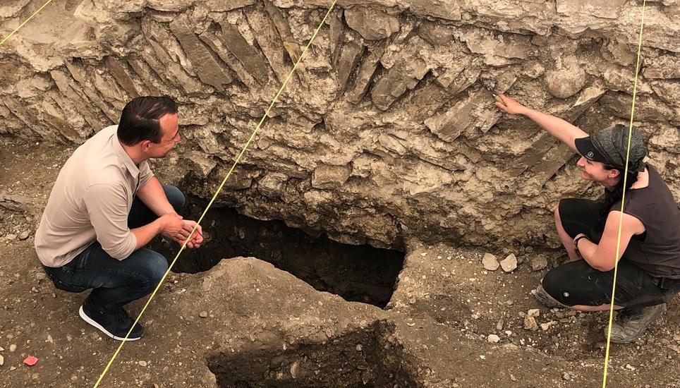 Der grösste Teil der Grabungen im Stadthausgeviert ist abgeschlossen. Bild: Radio Munot