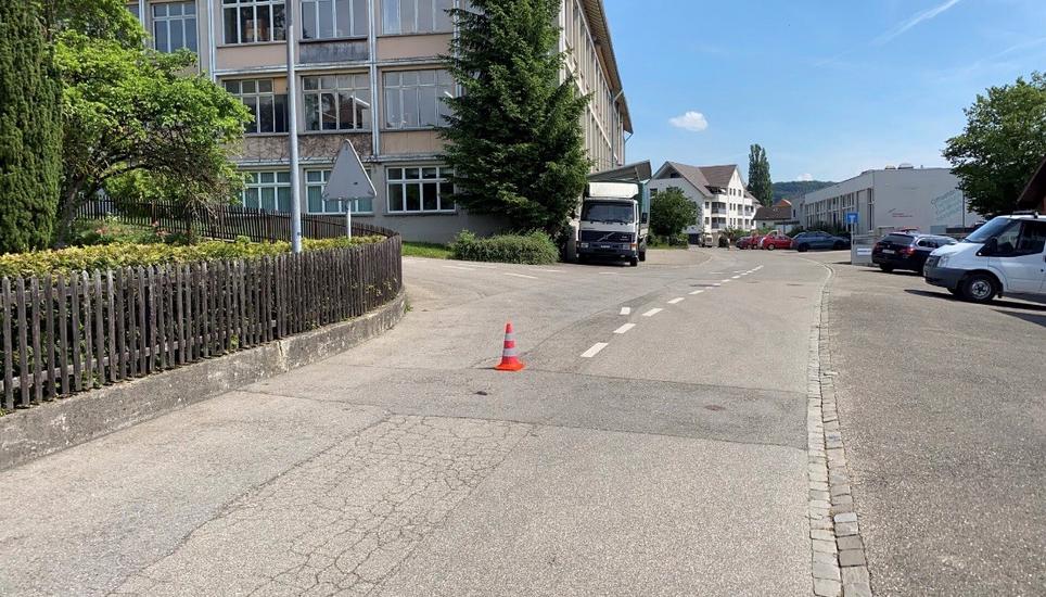 Hier kam es zum Zusammenstoss. Bild: SHPol