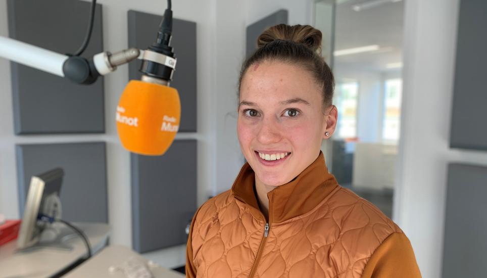 Angelica Moser fliegt in gut zwei Wochen Richtung Japan. Bild: Radio Munot
