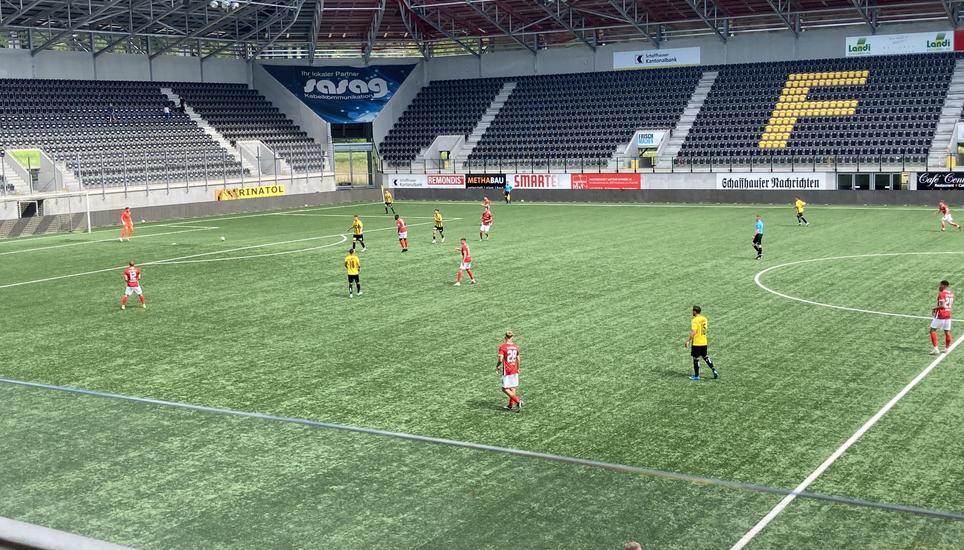 Ganz so leer wird das Stadion des FCS wohl nicht mehr sein. Bild: Radio Munot
