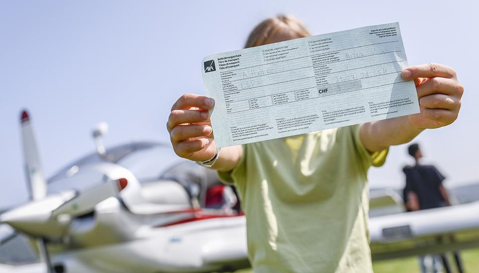 Das Ticket für Nachwuchs-Piloten.