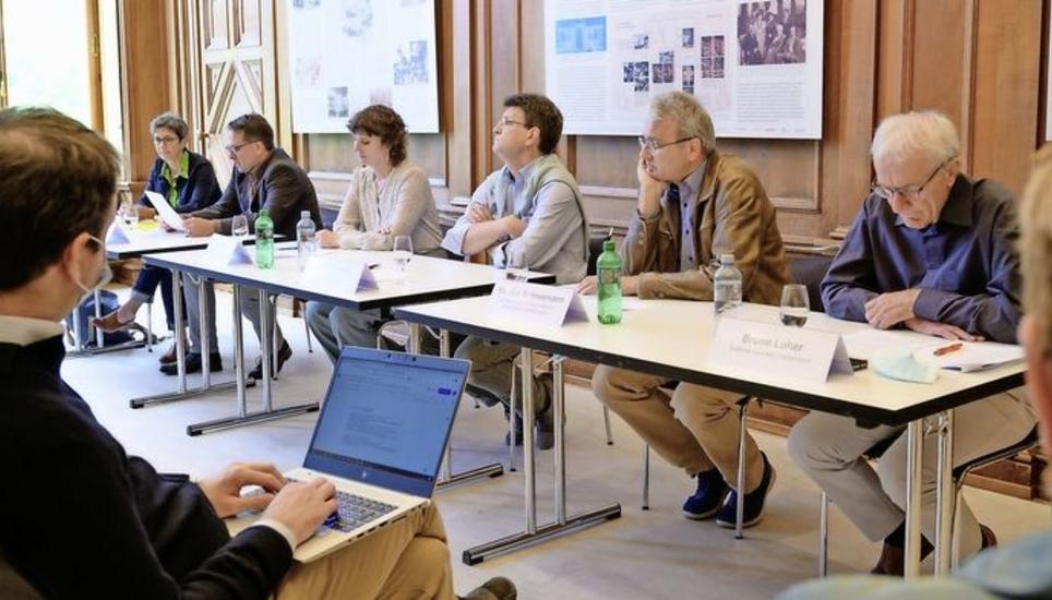 Sie machten sich fürs Impfen stark: Anna Sax (von links), Claus Platten, Claire Ebeling, Sergio Stocker, Markus Schneemann und Bruno Loher. BILD MICHAEL KESSLER