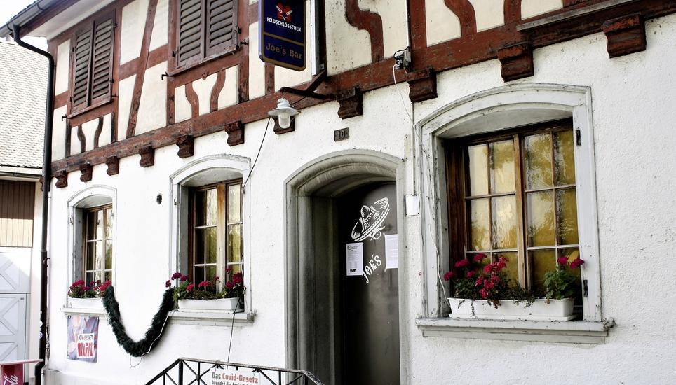 Joe’s Bar in Diessenhofen. Bild: Dieter Ritter
