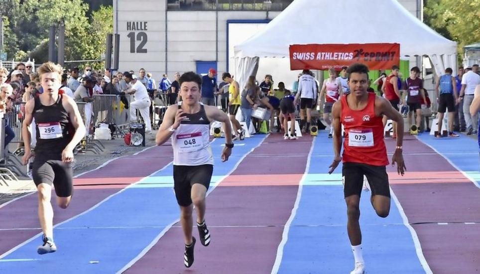 Die Sprinterinnen und Sprinter waren voll motiviert an diesem aussergewöhnlichen Wettkampfort vor einer tollen Kulisse. Bilder: P. Oesch