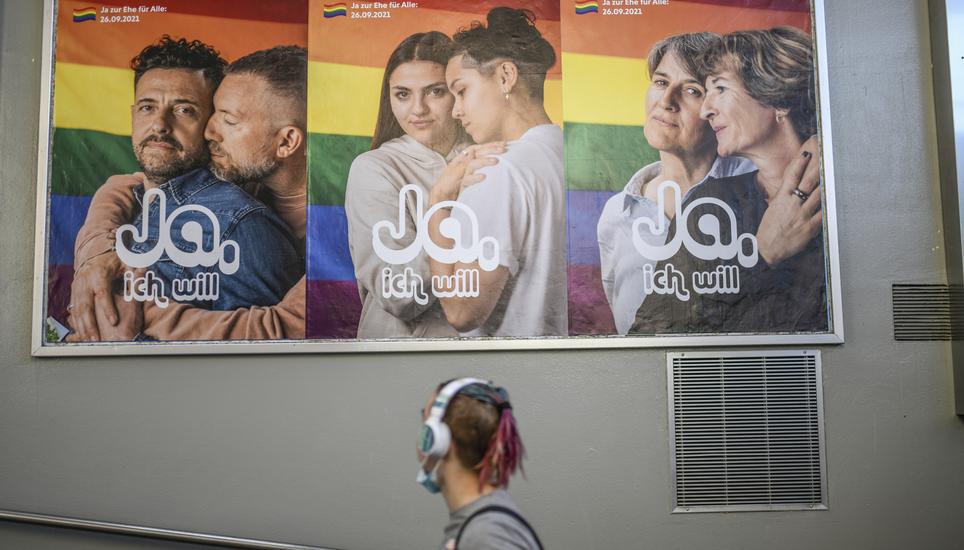 Die Ehe für alle wurde deutlich an der Urne angenommen. Bild: Melanie Duchene