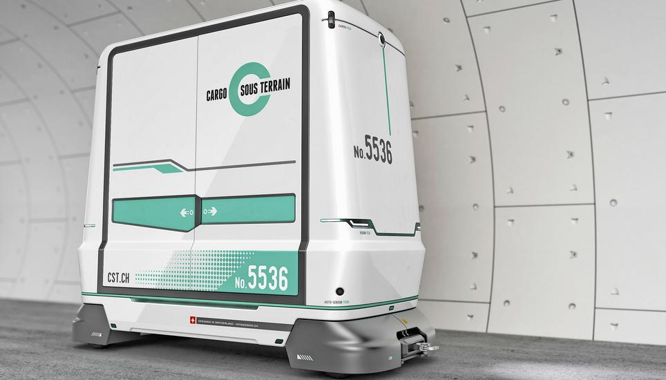 Cargo sous terrain soll ab 2045 kleinteilige Güter zwischen Bodensee und Genfersee transportieren. Bild: pd