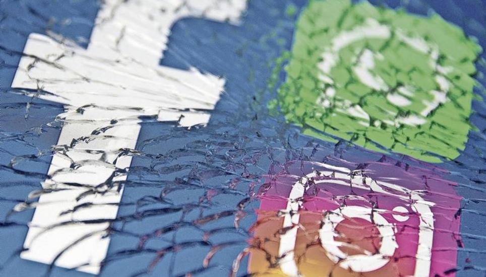 Fast sechs Stunden lang ging auf Facebook, Whatsapp und Instagram gar nichts mehr. Bild: Reuters