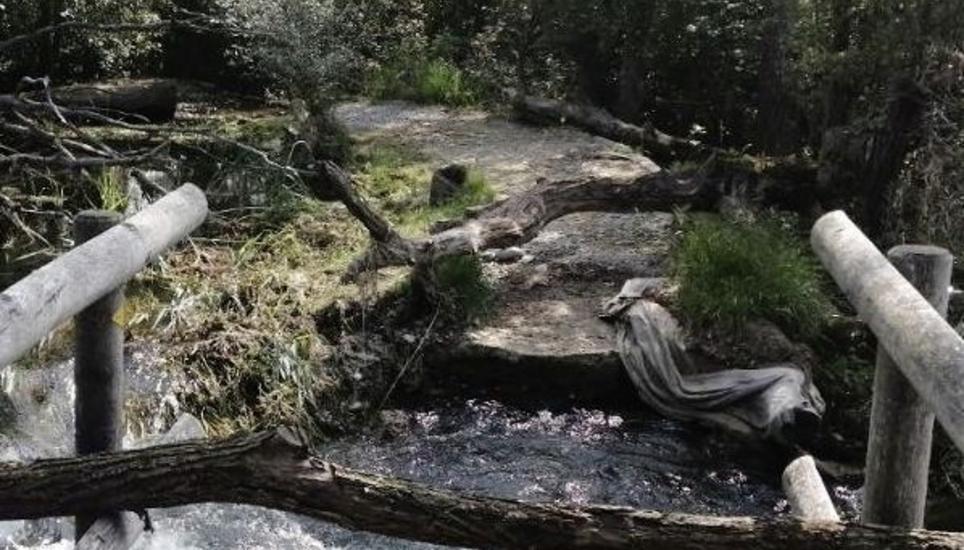 In rund drei Wochen soll der wenig verlässliche Damm repariert sein. Bild: zVg