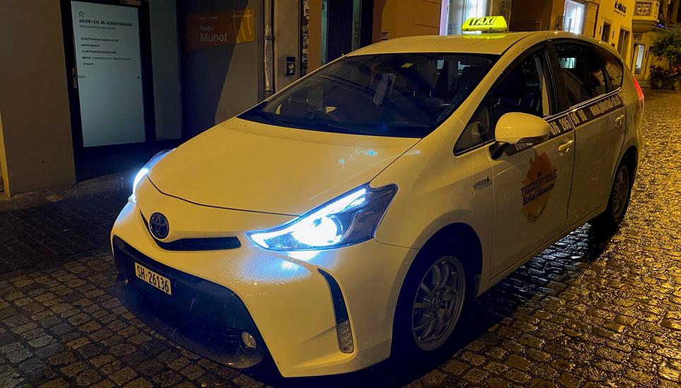 Der Der Pilotversuch für die Taxis dauert drei Monate. Bild: Radio Munot