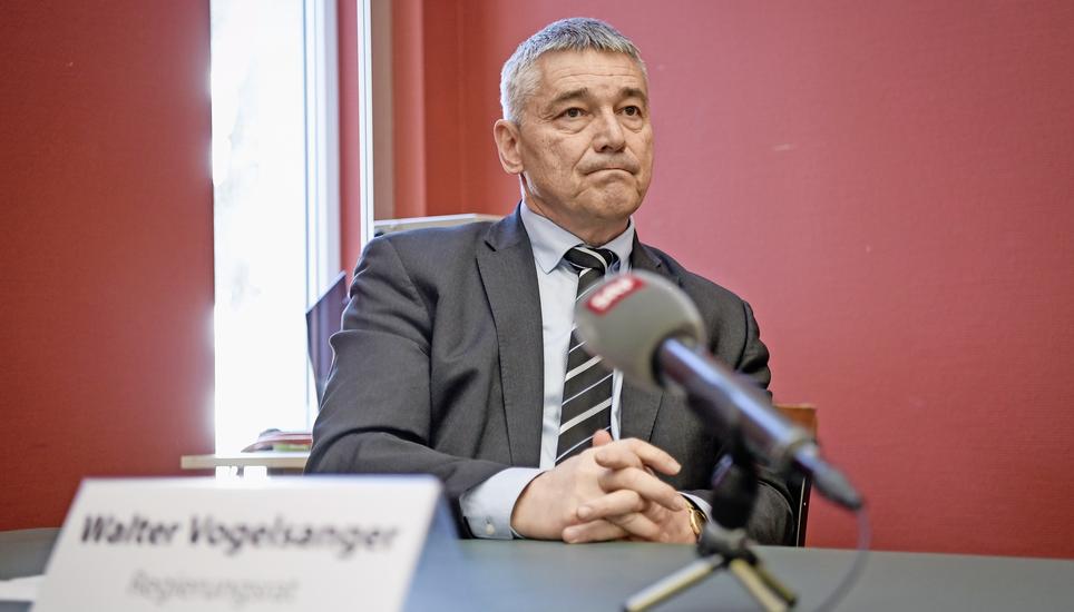 Regierungsrat Walter Vogelsanger (SP) steht seit 2016 dem Departement des Innern vor und ist damit unter anderem Schaffhauser Gesundheitsdirektor. Bild: Melanie Duchene