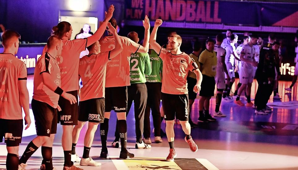 Die Kadetten-Spieler freuen sich auf die Auftritte auf der europäischen Bühne. Bild: Michael Kessler