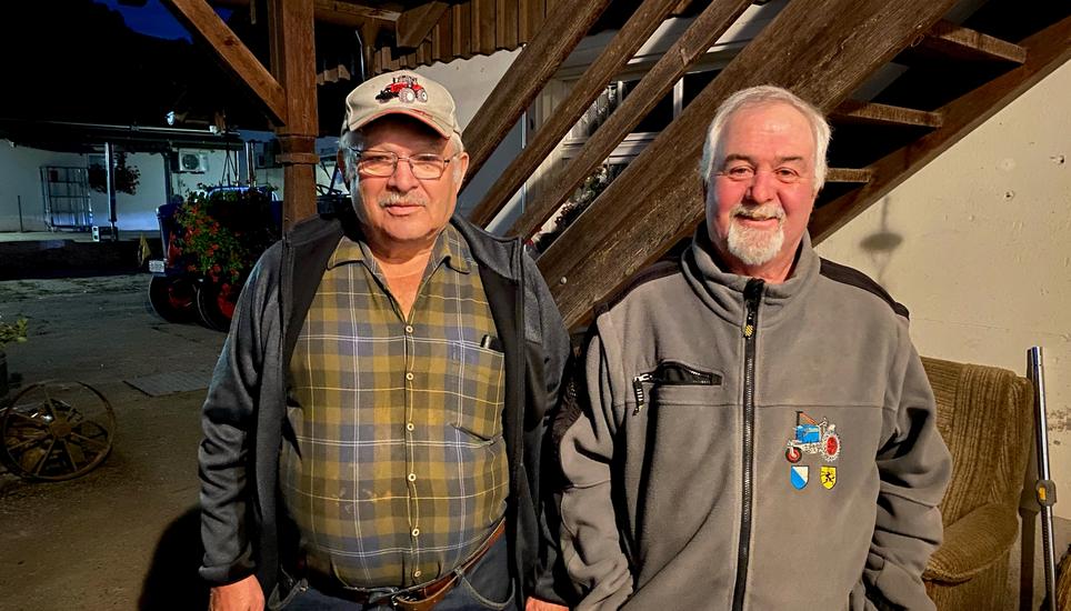Heinz Ritzmann aus Osterfingen und Hansruedi Truninger sind einfach losgefahren – bis an die Nordsee und zurück. Bilder: Radio Munot