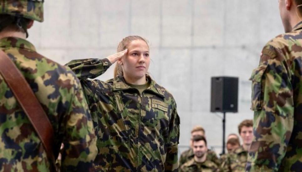Die frischgebackene Soldatin Angelica Moser. Bild: zvg/Instagram