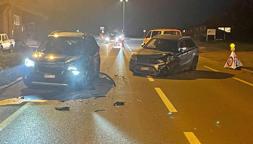 Beim Unfall haben sich drei Personen leicht verletzt. Bild: Kapo TG
