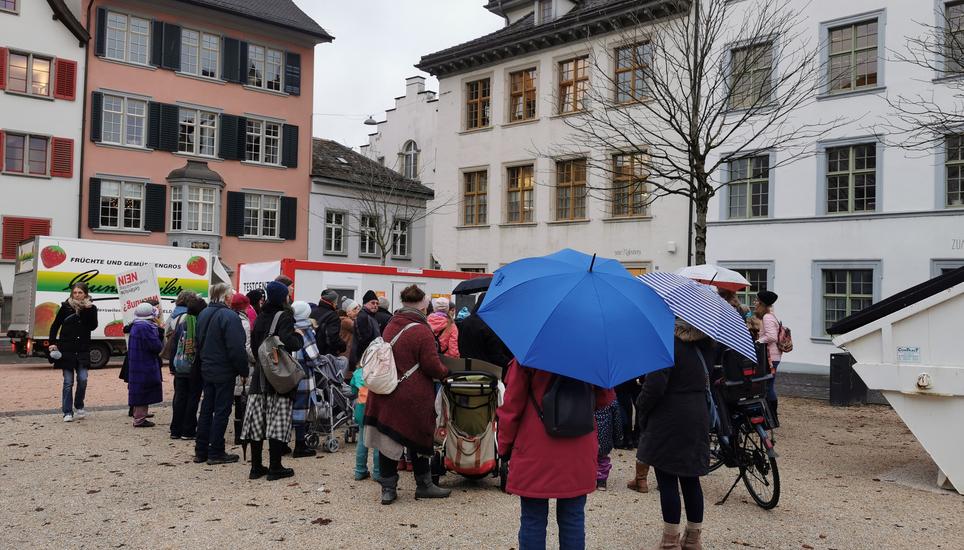 Am Samstag steht die nächste Coronademo in Schaffhausen an. Archvibild: Radio Munot