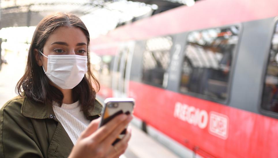In Deutschland gilt ab Mittwoch in allen öffentlichen Verkehrsmitteln 3G. Bild: zVg/DB