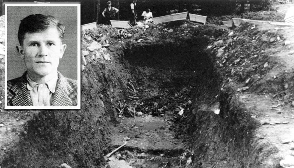 Eugen Wipf (Foto) galt als so brutal, dass sogar manche SS-Wächter Angst vor ihm hatten. Bild: zvg/Gedenkstädte Hinzert, Montage: OPP