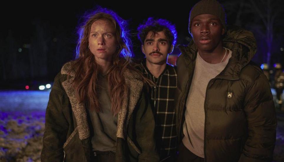 Kurz vor dem Ende der Serie: Drei der Hauptprotagonisten. Bild: Netflix