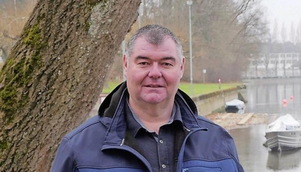 Roger Birk, Zunft- und Säckelmeister der Fischerzunft Diessenhofen. Bild: T. Brack