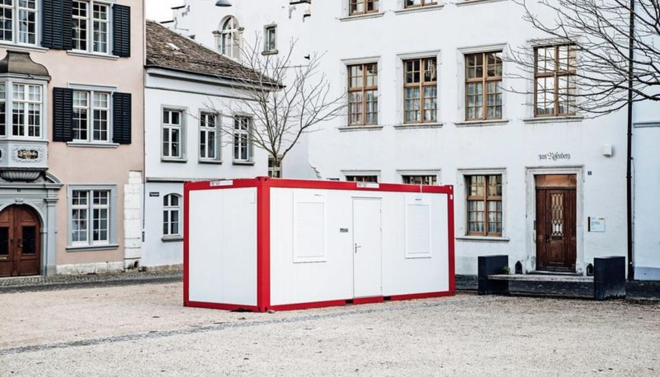 Das Testzentrum auf dem Herrenacker war über einen Monat ohne Bewilligung des Gesundheitsamtes aktiv. Bild: Roberta Fele