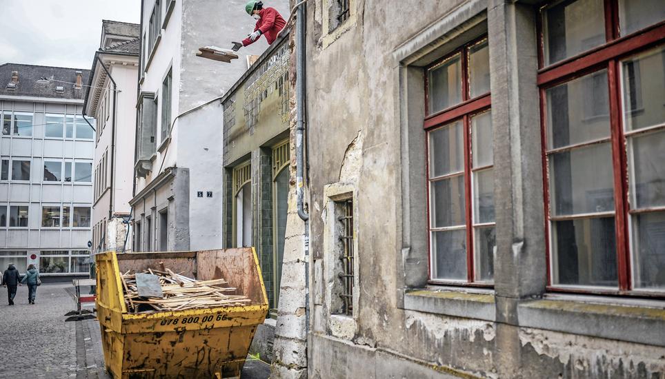 Am Stadthausgeviert stehen umfangreiche Bauarbeiten an. Bild: Melanie Duchene